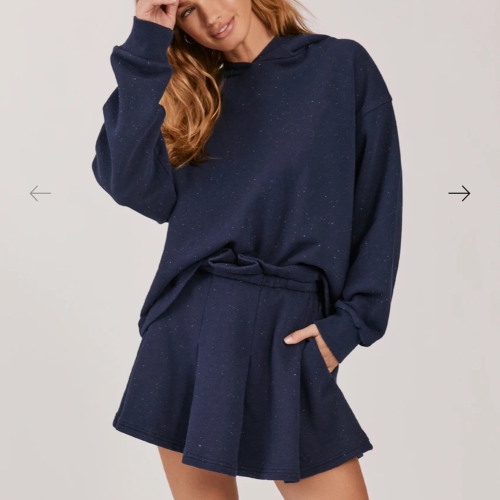 Something Navy Mya Pleated Skort